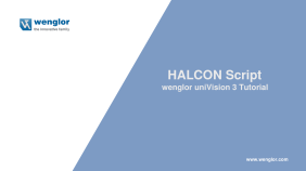 thumbnail of medium wenglor sensoric - uniVision 3 - How to create and test a HALCON Script?